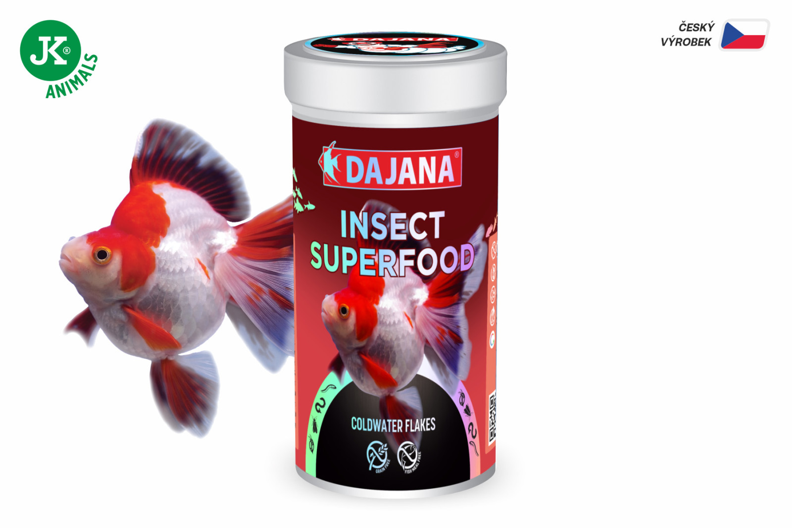 Dajana ISF Coldwater Flakes, vločky – krmivo, 100 ml (insect superfood)