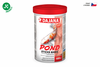 Dajana Pond Sticks Basic, sticky – krmivo, 1 l