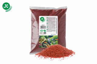 Barevný křemičitý písek bordó, 2 kg, do akvária a terária